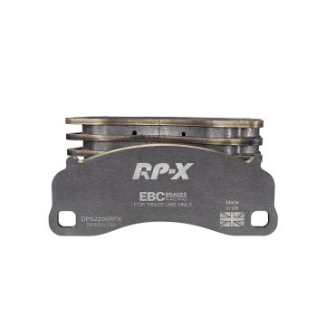 DP82206RPX Sportowe klocki hamulcowe RP-X Racing EBC Brakes Porsche 911 991 Cayman 981 Porsche 911 991 911 991/2 Boxster 718 Cayman 718 911 991 GT3 911 991/2 Carrera S 911 991/2 Carrera 4S 911 991/2 Carrera GTS 911 991/2 GT3 911 991/2 GT3 RS 911 992 Carre