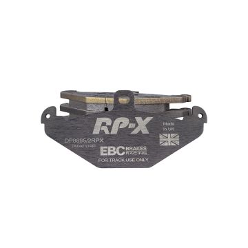 DP8885/2RPX Sportowe klocki hamulcowe RP-X Racing EBC Brakes Lotus 340R Elise Series 1 Elise Series 2 Elise Series 3 Europa Exige Series 1 Exige Series 2 Opel Speedster STRATHCARRON Tesla Roadster VAUXHALL VX220 VXR220 Lotus 2-Eleven Elise Exige Tesla Roa
