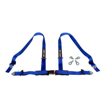 DriftShop 4 Point Harness 2" Blue Road Approved ECE