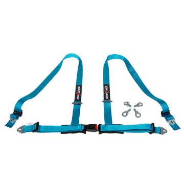 DriftShop 4 Point Harness 2" Miami Blue Road Approved ECE