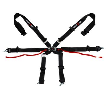 DriftShop ExtraBalls 6 Point Harness Black FIA Approved 8853