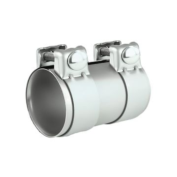 Łącznik rur nierdzewny SS304 układu wydechowego z obejmami FMIC.EU 51mm 2"