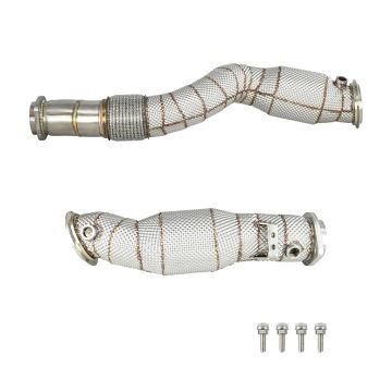 Downpipe FMIC.Pro BMW M2 M3 M4 G20 G80 S58 B30 2020- z katalizatorem i osłoną termiczną