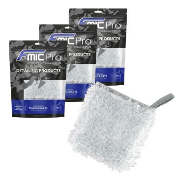 3x Mini rękawica z mikrofibry FMIC.Pro 15x15 cm