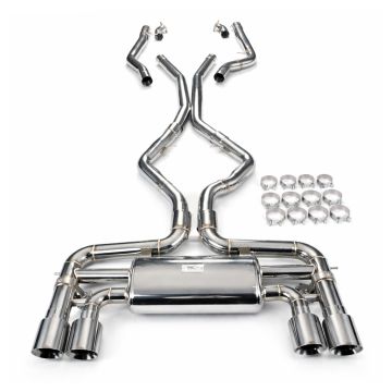 Aktywny układ wydechowy z klapami Cat-Back FMIC.Pro BMW X5M X6M F85 F86 4.4T S63 2015-2019