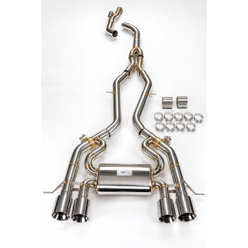 Aktywny układ wydechowy z klapami Cat-Back Single Mid-Pipe FMIC.Pro BMW M3 G80 G81 M4 G82 G83 3.0 S58 2021-