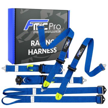 Pasy sportowe typu Formula FMIC.Pro FIA 2031 8853-2016 6-punktowe 2"x 2" Niebieskie