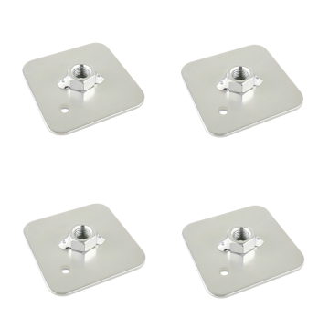 Płytka z nakrętką do mocowania pasów FMIC.Pro 65 × 65 mm FIA 7/16"-20 UNF 4 sztuki