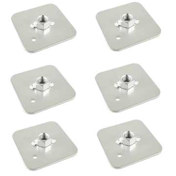 Płytka z nakrętką do mocowania pasów FMIC.Pro 65 × 65 mm FIA 7/16"-20 UNF 6 sztuk