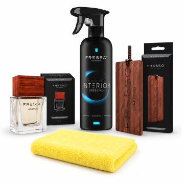 FMIC.Pro x FRESSO Interior Fresh Kit - dressing mikrofibra i zapach Signature Man
