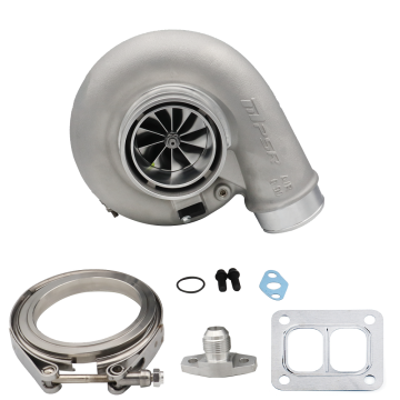 Turbosprężarka Pulsar PSR 7375G Compact 1200KM 1.28 T4 Twin Scroll Wlot 4" Vband Wylot Łożyska kulkowe