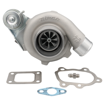 Turbosprężarka Pulsar PSR 2860 Gen2 475HP .64 T25 Wlot 5-Bolt Wylot IWG Stamping Aktuator 14PSI Łożyska kulkowe