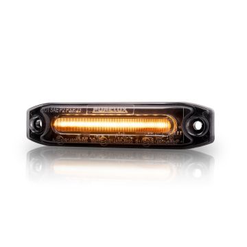 Lampa Pozycyjna LED Bursztynowa Purelux Specter 12X Dark 12V 24V 6W 102mm