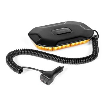 Lampa Ostrzegawcza Kogut LED Purelux Flash Panel 250 Slim Smukły 12V 24V 32W 25 cm