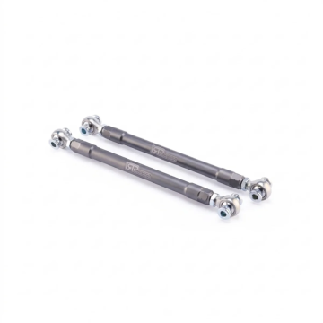 IRP aluminiowe regulowane tylne wahacze camber z łożyskami Fluro Motorsport do BMW E8x E9x szare