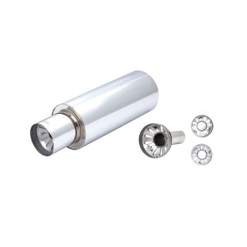 Tłumik przelotowy z silencerem  XForce 4.5" 3"   
