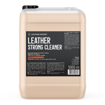Leather Expert Leather Strong Cleaner silny środek do czyszczenia mocno zabrudzonej skóry gładkiej  5000ml 5l