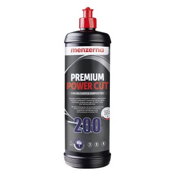 Menzerna Premium Power Cut 200 mocno ścierna pasta polerska do żelkotu kompozytów lakierów jachtowych 1l 1000ml