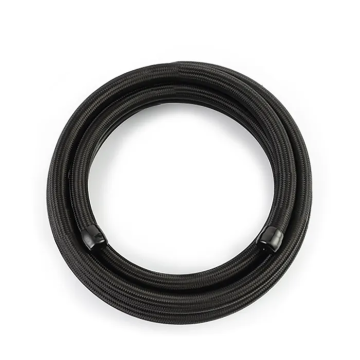 Mishimoto MMSBH-06180-CB -6AN Braided Line Nylon 15 ft Black