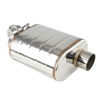 Aktywny tłumik JRspec z przepustnicą podciśnieniową sterowaną pilotem 63mm (2.5") prawy MUFFLER-63-R-CT 715,00 zł