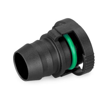Nuke Performance nypel adapter BQL 22 męski do karbowanego przewodu prosty