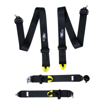 Pasy sportowe FMIC.Pro FIA 8854/98 4-punktowe 3"x 3" Czarne