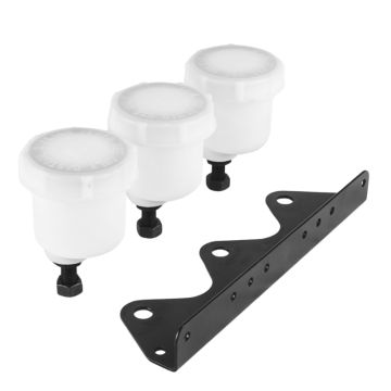 Potrójny Zbiorniczek na Płyn z Uchwytem RacingPedalBoxes