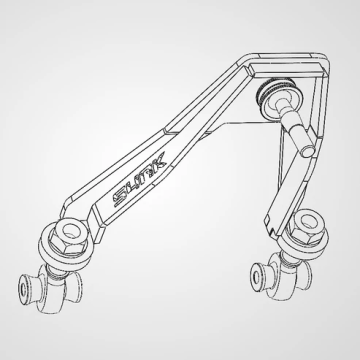 S4RK Regulowane przednie górne wahacze do Lexus IS 200d 220d 250 300 350 Mk2