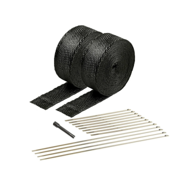 DEI 10073 Black Titanium Exhaust Wrap Kit
