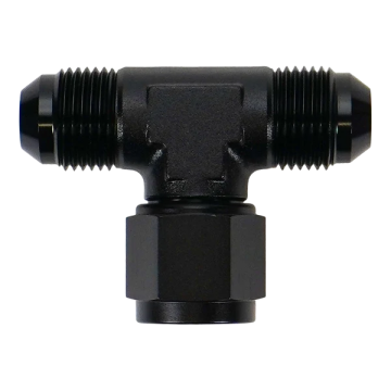 Trójnik 90° 8AN męski na żeński obrotowy Flare DeatschWerks