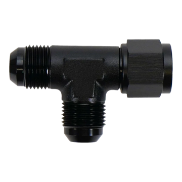 Adapter 10AN męski Flare do żeńskiego Flare Swivel Tee prosty DeatschWerks