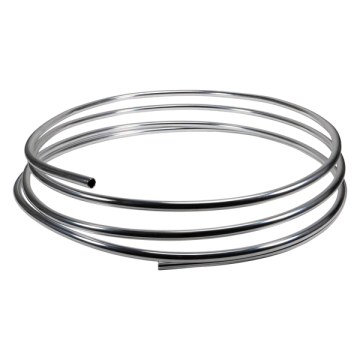 Rura aluminiowa sztywna 8AN 6,1 m anodowana przezroczysta DeatschWerks