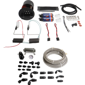 Moduł X2 z pompami DW420 i zestawem przewodów PTFE DeatschWerks BMW 3-Series E36 E46 1992-2006