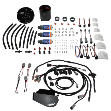 X3 Moduł potrójnych pomp z pompami DW430c i wiązką Plug & Play DeatschWerks Nissan GT-R R35 2009-2024