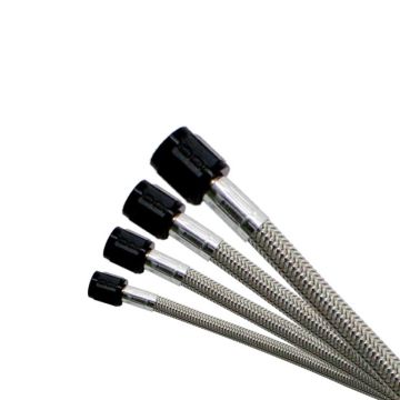 3AN (20In) Stainless Steel Braided Hose (Black Ends) Nitrous Express NX 10020 USA-NX-10020 199,99 zł