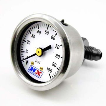Fuel Pressure Gauge 0-100 PSI with Manifold Nitrous Express NX 15512 USA-NX-15512 359,98 zł
