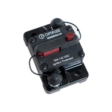 Circuit Breaker Surface Mount Manual Reset 50A 42 VDC Nitrous Express NX 15898 USA-NX-15898 149,99 zł