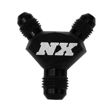 AN3 x AN3 x AN3 Billet Pure-Flo Y Fitting Black Nitrous Express NX 16376 USA-NX-16376 169,99 zł