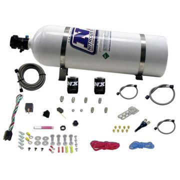 Single Nozzle System with 15Lb Bottle for All GM EFI (35-50-75-100-150 Hp) Nitrous Express NX 20920-15 USA-NX-20920-15 4 829,99 zł