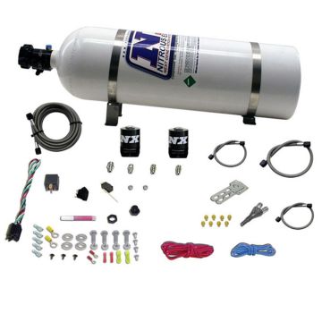 Single Nozzle System with 15Lb Bottle for All Dodge model EFI (35-50-75-100-150 Hp) Nitrous Express NX 20921-15 USA-NX-20921-15 5 189,99 zł