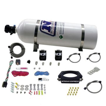 LS 90mm Plate System with 15Lb Bottle for GM Vehicles Nitrous Express NX 20934-15
