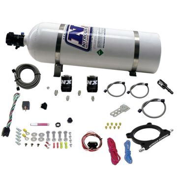 Plate High Output System 50-250Hp with 15Lb Bottle for Ford Coyote 5.0L / Godzilla 7.3L Nitrous Express NX 20951-15