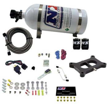 Holley 2 BBL Conventional Plate System Gasoline Stage 6 50-300Hp with 10Lb Bottle Nitrous Express NX 30020 USA-NX-30020 3 659,99 zł