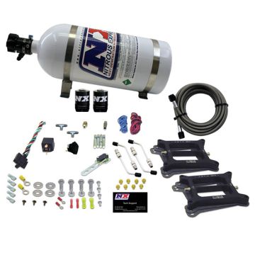 Dual 4150 Conventional Plate System Gasoline Pro-Power 100-500Hp with 10Lb Bottle Nitrous Express NX 50240-10 USA-NX-50240-10 5 019,99 zł