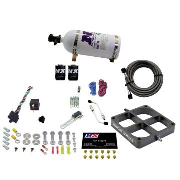 8500 Billet Crossbar Plate System Single Stage 100-500Hp with 5Lb Bottle Nitrous Express NX 63980-05