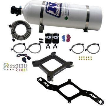 4150 Assassin Plate Gasoline Stage 6 50-300Hp with 15Lb Bottle Nitrous Express NX 67040-15