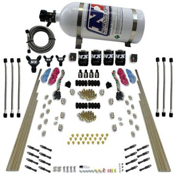 Dual Stage 8-Cyl Dry Direct Port Nitrous System 10LB Nitrous Express NX 93106-10