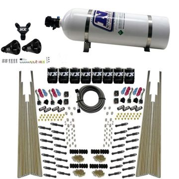 Four Stage 8-Cyl Dry Direct Port Nitrous System 15LB Nitrous Express NX 93306-15 USA-NX-93306-15 24 599,99 zł