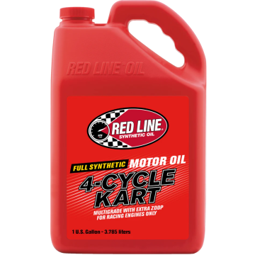 Olej do silników czterosuwowych kartingowych Four-Stroke Kart Oil Red Line 3.78L RD-41205