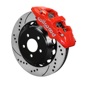 Wilwood 140-13886-DR AERO6 Big Brake Zestaw hamulcowy przedni 14.00 wiercony czarny Ford
